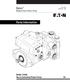 No December, Eaton. Medium Duty Piston Pump. Parts Information. Model Servo Controlled Piston Pump 03