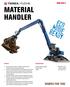 MATERIAL HANDLER MHL360 F. Specifications. Features