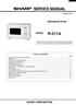 SERVICE MANUAL R-211A SHARP CORPORATION MICROWAVE OVEN MODEL