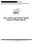 UX-T, UXR-T and ALPHA-T Series Pulse Unit Repair Manual