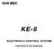 KE-6 ELECTRONIC CONTROL SYSTEM INSTRUCTION MANUAL