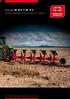 RANGE R 41 R 71 MOUNTED REVERSIBLE PLOUGHS FROM 2 TO 7 FURROWS R41 FOR TRACTORS FROM 50 TO 120 HP R71 FOR TRACTORS FROM 80 TO 200 HP