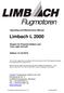 Operating and Maintenance Manual. Limbach L Engine for Powered Gliders and Very Light Aircraft