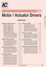 ICs Motor / Actuator Drivers