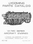 LYCOMING PARTS CATALO G
