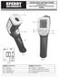 OPERATING INSTRUCTIONS. TempCheck Non-Contact Infrared Thermometer IRT200 F C + -