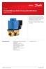 Assisted lift operated 2/2-way solenoid valves Type EV251B