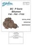 BC P Serie Bitumen P40 - P60 - P100 BLACKMER ZI PLAINE DES ISLES F AUXERRE