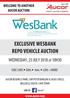 EXCLUSIVE WESBANK REPO VEHICLE AUCTION