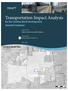 Transportation Impact Analysis for the Carolina North Development Executive Summary