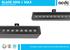BLADE MINI / MAX acdc1215 / acdc1217. A low glare, compact, surface mount linear LED wallwash luminaire