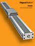 HepcoMotion PSD80. screw driven linear actuator