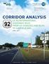 Corridor Analysis for US 92/International Speedway Blvd From US 17/Woodland Blvd to Garfield Ave