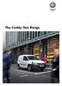 02 The Caddy Van Range