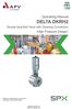 DELTA DKRH2. Operating Manual. -High Pressure Designwww.sks-online.com. Double Seat Ball Valve with Cleaning Connection