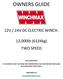 OWNERS GUIDE 12V / 24V DC ELECTRIC WINCH. 12,000lb (6124kg) TWO SPEED VERY IMPORTANT