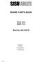 SPARE PARTS BOOK. Front Axle SSDP-12-S. Book No. 209 (4/2010)