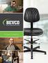 Table of Contents. BEVCO Proudly Manufactures... Polyurethane Chairs. Upholstered Chairs. Backless Stools. Page Page