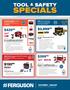 SPECIALS TOOL & SAFETY $2, $ $ $ DECEMBER / JANUARY PRICES EFFECTIVE THROUGH 1/31/2019 1