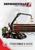 TIMBERMAX & MORE TRANSPORT SOLUTIONS FOR THE FORESTRY INDUSTRY
