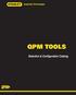 Assembly Technologies QPM TOOLS. Selection & Configuration Catalog