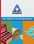SHEET RUBBER & FLUID SEALING PRODUCTS