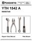 Illustrated Parts List YTH 1542 A