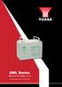 SWL Series Manual 767W to 4266W / 10 min. Valve Regulated Lead Acid Batteries