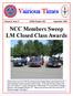Volume 8, Issue 9 CORSA Chapter 982 September NCC Members Sweep LM Closed Class Awards