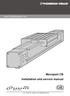 Movopart CB Installation and service manual. TOLLO LINEAR AB SWEDEN DW110429gb-0352-edition2