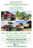 at Acton Hall, Acton, Sudbury, Suffolk, CO10 0BA on Saturday 24 th June 2017 at 11am view day prior 12 noon-7pm and morning of sale PETER CRICHTON