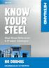 RRP $12.95 KNOW YOUR STEEL. Steel Mass Reference & Product Catalogue NO DRAMAS.   or call
