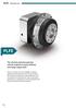PLFE. PLFE Economy Line. The shortest planetary gearbox with the highest torsional stiffness and flange output shaft