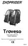 Traveso. Model: 889XLSBN/CAN USER MANUAL. Please ensure that this manual is read and understood before using the scooter.