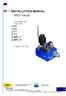 INSTALLATION MANUAL NGV VALVE AVAILABLE WITH EN. English TANK TYPE HL GL F1 T2 MRL-T MRL-H