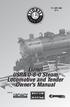 /11. Lionel USRA Steam Locomotive and Tender Owner s Manual. Featuring