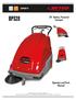 BPS Battery Powered Sweeper. Operator and Parts Manual E89001P