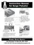Instruction Manual for Surge Pulsator