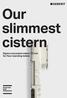 Our slimmest cistern. Sigma concealed cistern 75 mm for floor standing toilets
