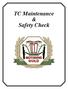 TC Maintenance & Safety Check