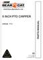 5 INCH PTO CHIPPER PARTS MANUAL CH PTO Manual PN: Rev Companion to SN Range: D Current