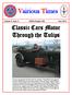 Volume 9, Issue 5 CORSA Chapter 982 May Classic Cars Motor Through the Tulips