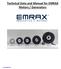 Technical Data and Manual for EMRAX Motors / Generators
