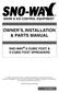 OWNER S, INSTALLATION & PARTS MANUAL