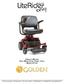 Owner s Manual Rear Wheel Drive Power Chair Model GP162