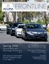 FRONTLINE. Spring 2016 Acura Product and Technology Training Tour (page 4) 2015 Gold and Gold Master Winners Celebrate in Style in Las Vegas (page 2)