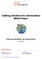 Cabling Solutions for Automation White Paper