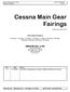 Cessna Main Gear Fairings