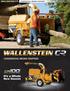 The New Professional. Wallenstein CR means powerful equipment that s ready for profitable, get-the-job-done, everyday use.