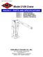Model 2109 Crane. Volume 2 - PARTS AND SPECIFICATIONS